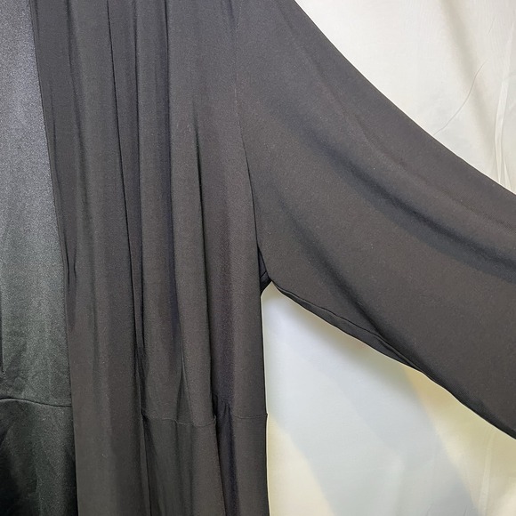 Roz & Ali Black Cardigan Blazer Womens 2XL Open Front Business Office A+ Quality - Picture 6 of 6